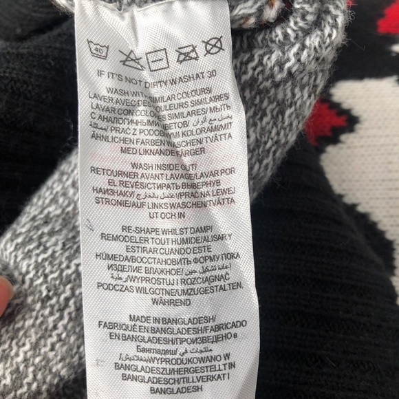 Loyalty & Faith Santa and Reindeer Ugly Sweater with Pompom details - Picture 8 of 9